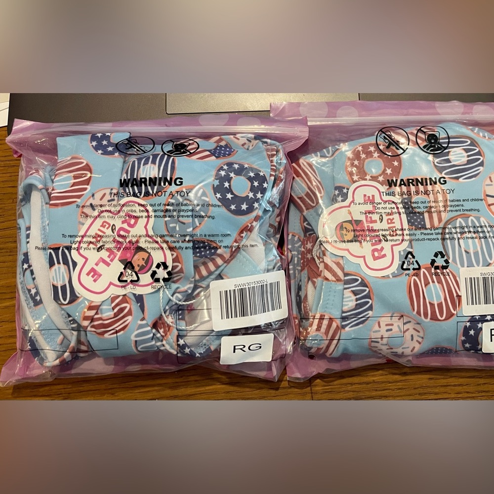 4th of July mother/daughter swimsuits